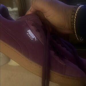 Puma Suede Purple Sneakers